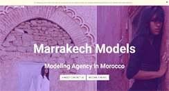 Desktop Screenshot of marrakechmodels.com