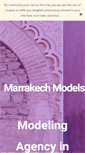Mobile Screenshot of marrakechmodels.com